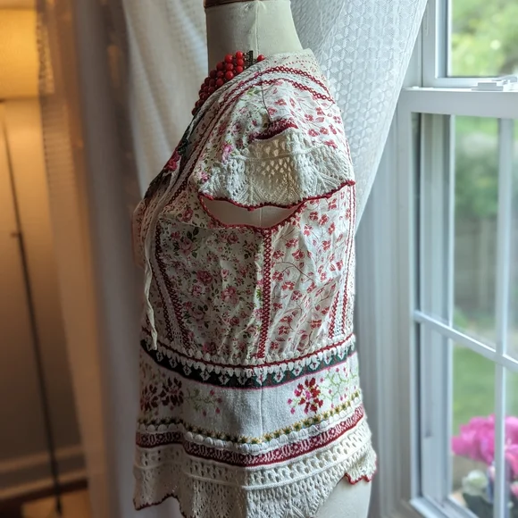 VTG CECILIA PRADO GORGEOUS BLOUSE XL (run smaller) - Picture 7 of 12